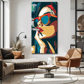 Malen nach Zahlen Rauchende Frau